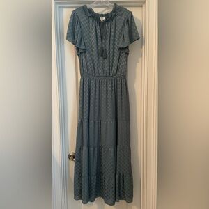 Max Studio Polka Dot Maxi Dress Size XL